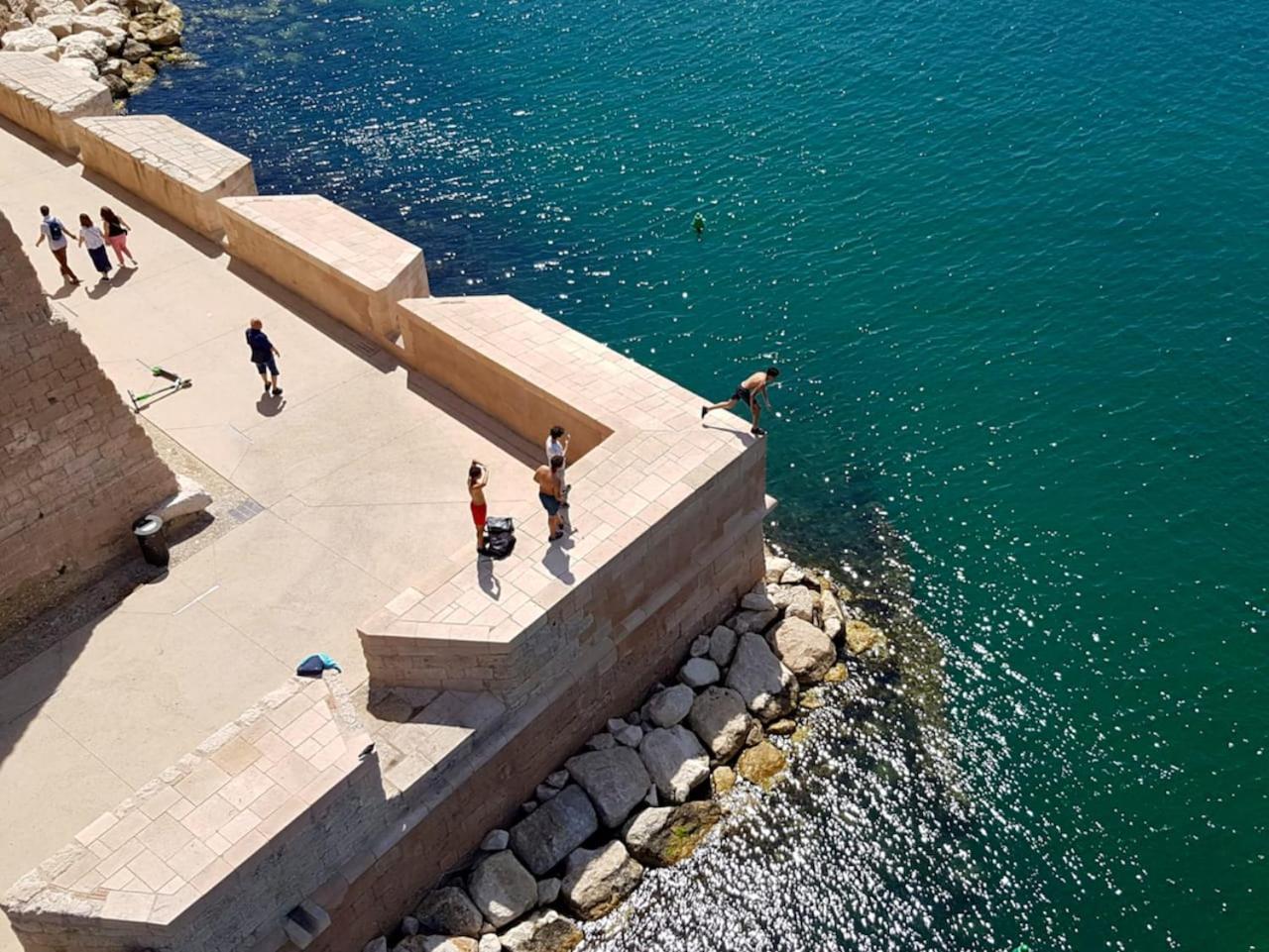 Vieux Port Proximite Panier Clim Central Cachet Marseille Exteriör bild