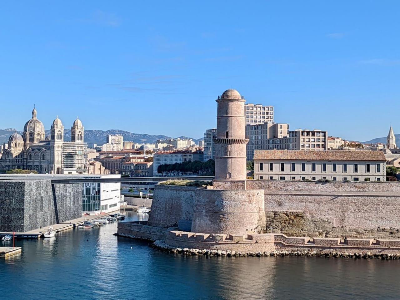 Vieux Port Proximite Panier Clim Central Cachet Marseille Exteriör bild